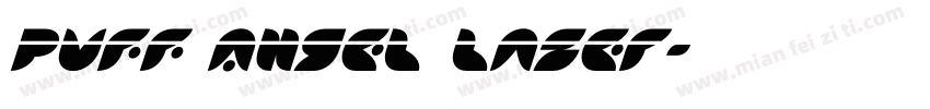 Puff Angel Laser字体转换